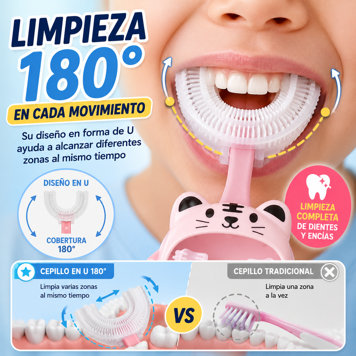Cepillo Mágico de Dientes U-SMILE