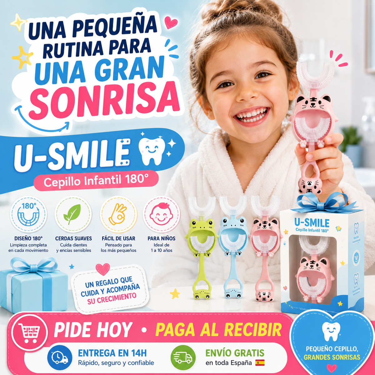 Cepillo Mágico de Dientes U-SMILE