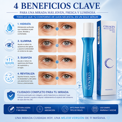 Sérum Contorno de Ojos Antiedad con Colágeno – Hidratante e Iluminador 15 ml