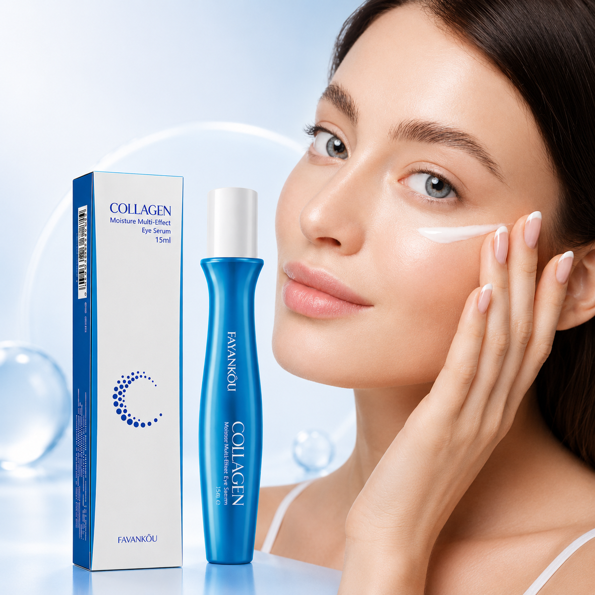 Sérum Contorno de Ojos Antiedad con Colágeno – Hidratante e Iluminador 15 ml